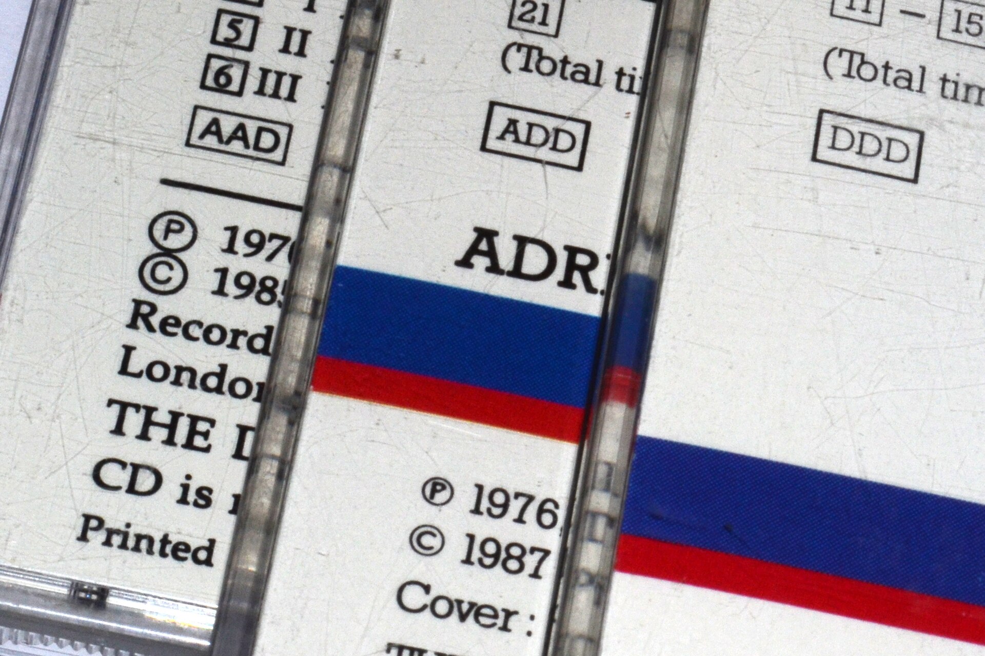SPARS codes on various 1980s Decca CDs
